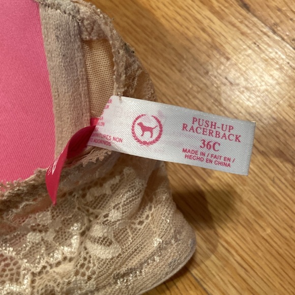 🔥4/$20 PINK Racerback Push Up Bra 36C - Picture 4 of 4